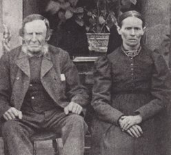 Rusthållaren på Ekenäs, Gustaf Erik Johansson och hans hustru Maria Sophia Nilsdotter.