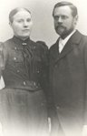 Oskar Gustafsson (f. 1865) och hans hustru Augusta Olofsdotter (f.1868)